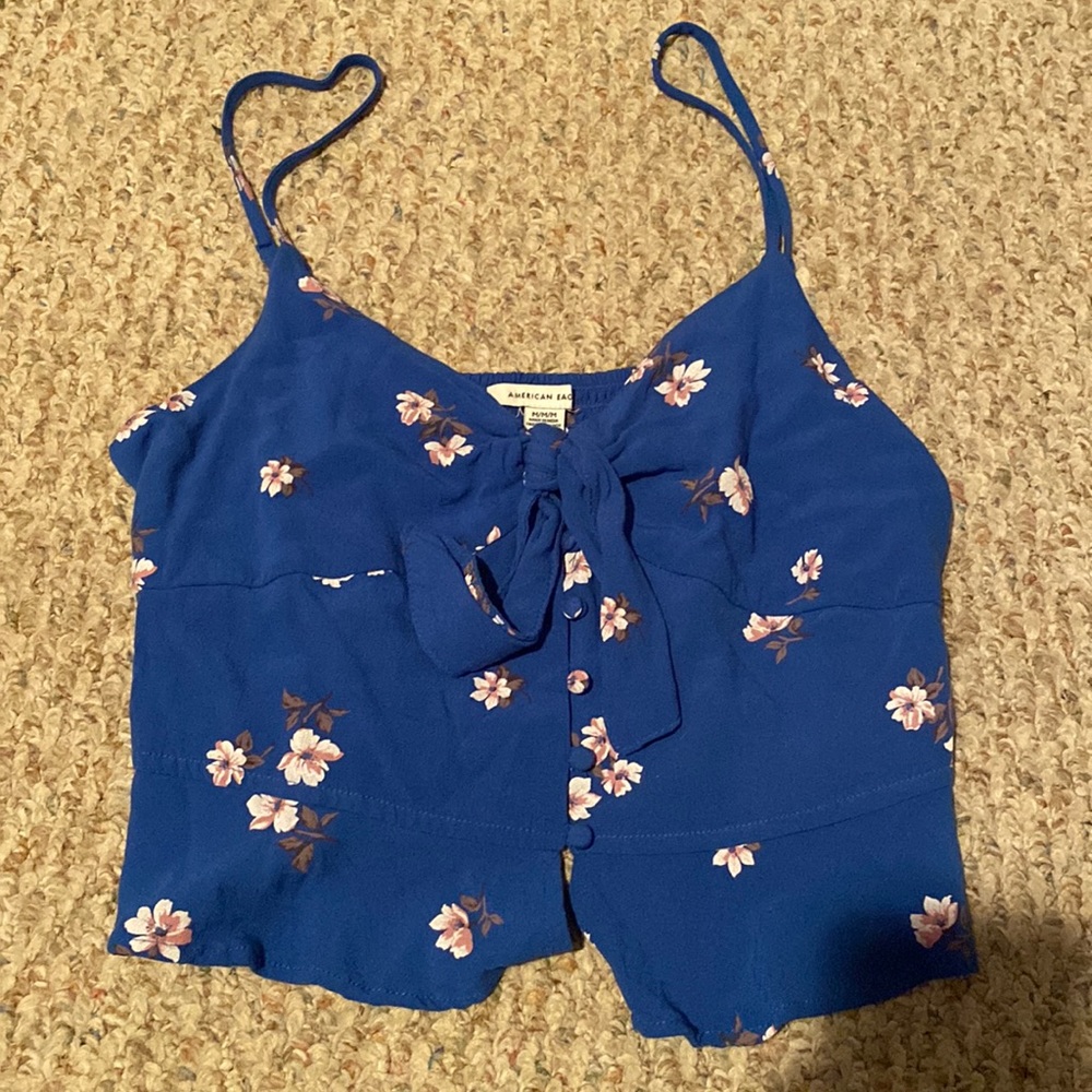 American Eagle Floral Tank